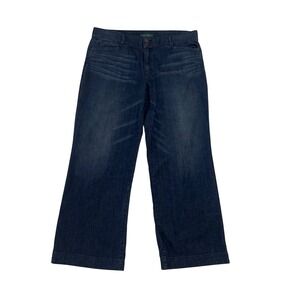 Lauren Jeans Co‎ Ralph Lauren Mens Dark Wash Wide Leg Denim Jeans Size 16